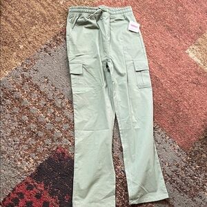 FabKids Sage Green Cargo Pants